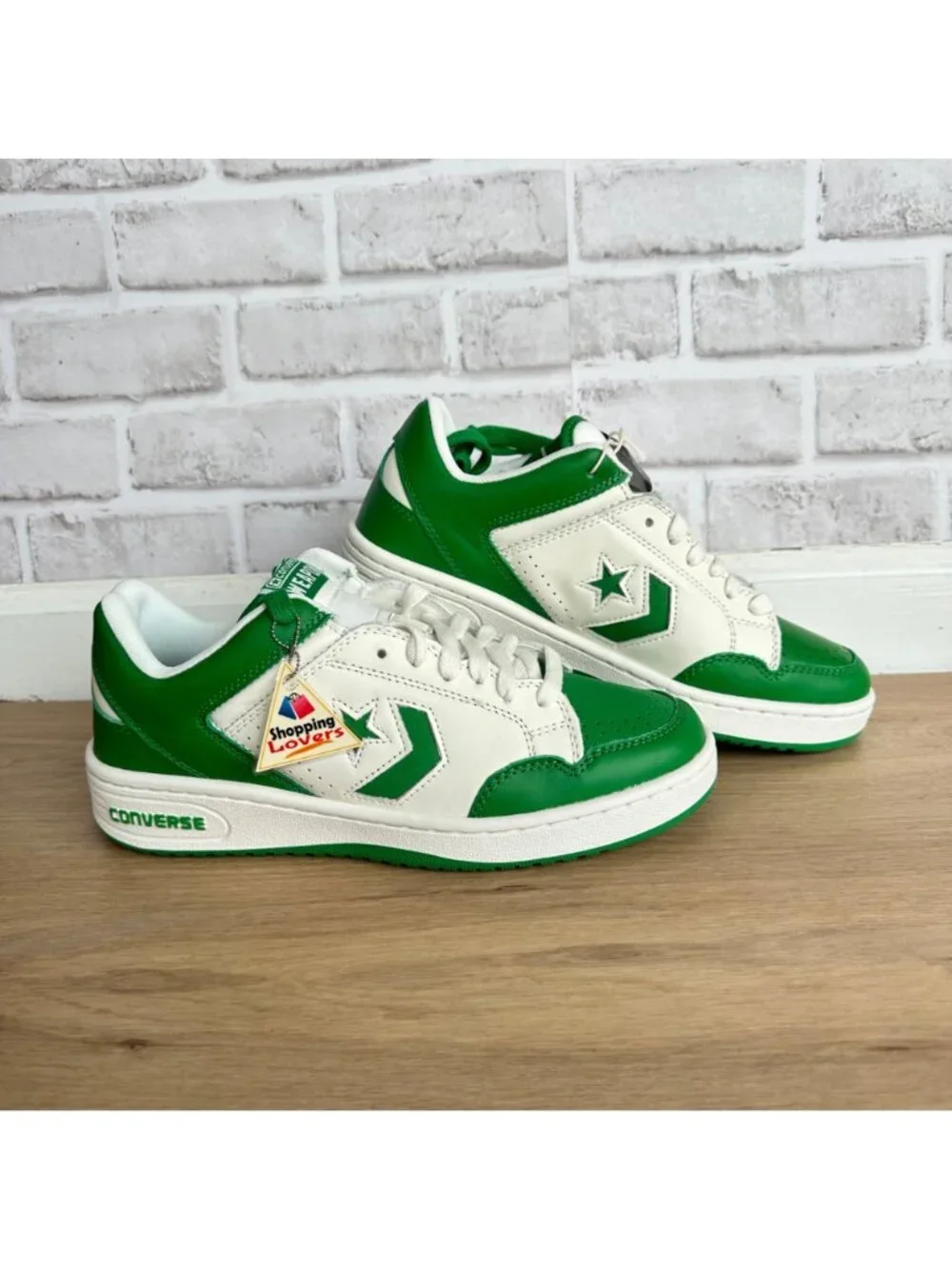 ⭐Converse Weapon OX Low Green White Size 9 Men's Shoes Sneakers A11957C